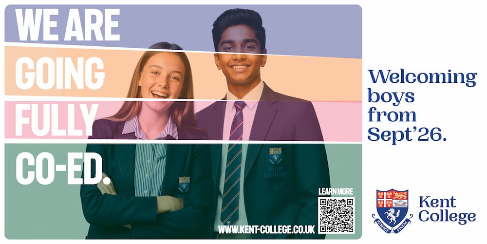 Kent College will become a fully co-educational school from September 2026. New Era. Same Excellence.  